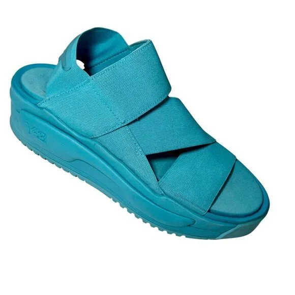 Adidas Y- 3 By Yohji Yamamoto Rivalry Blue Sport Sandals fit